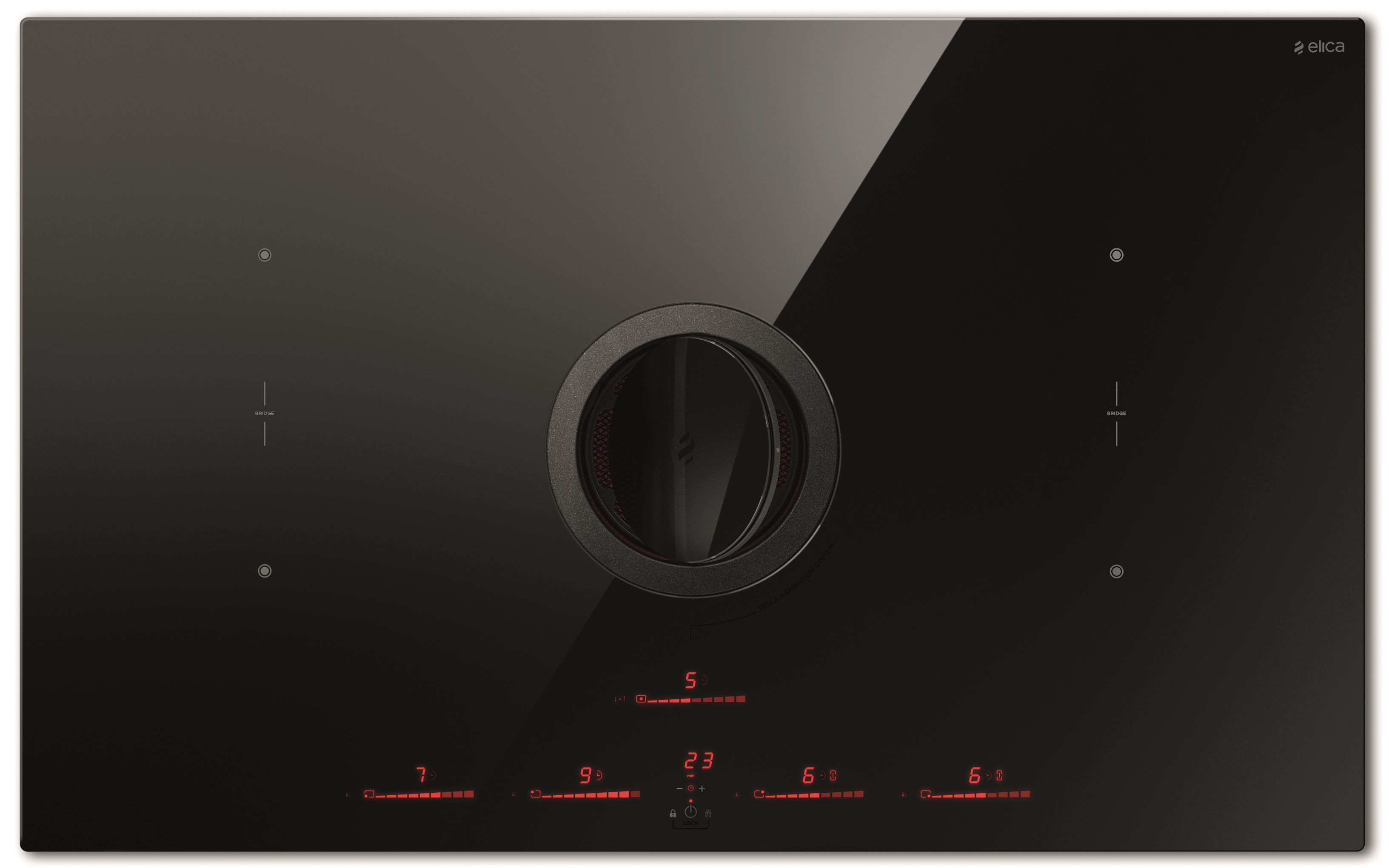 NIKOLATESLA SWITCH BLACK INDUCTION DUCT OUT VERSION HOB